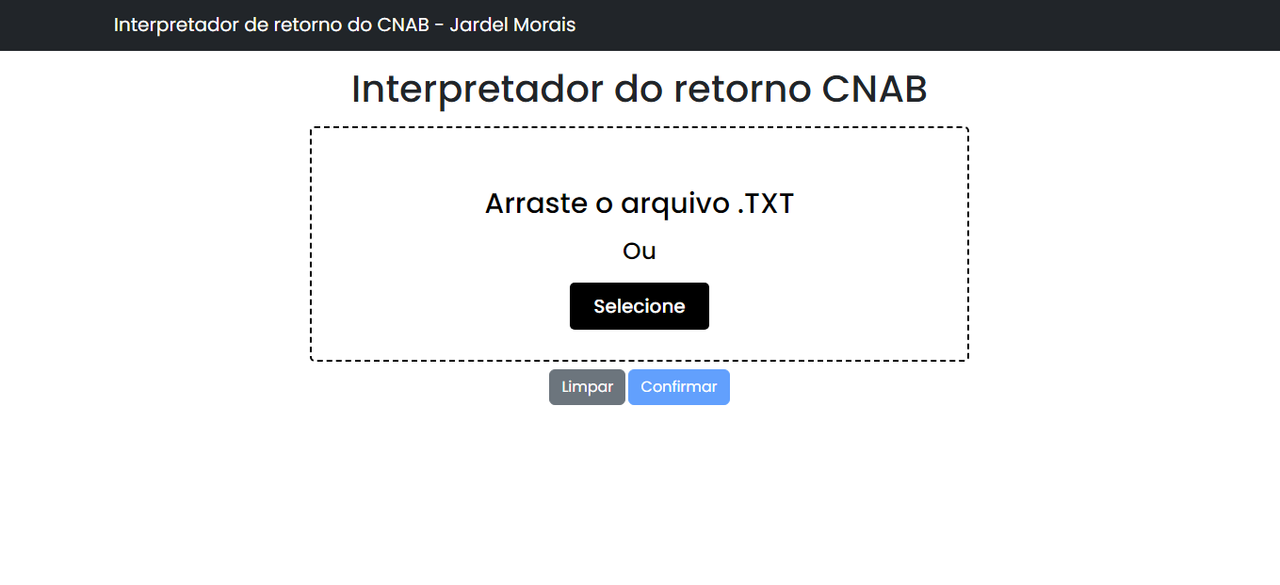 Interpretador do retorno CNAB