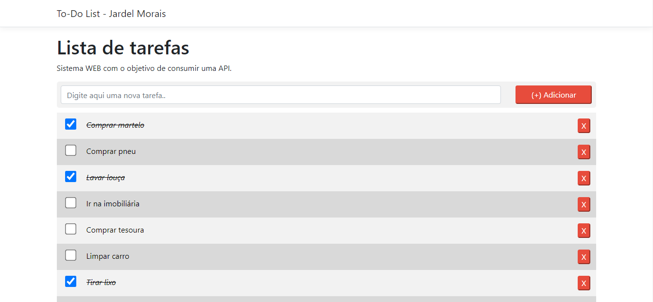 ToDo - Lista de Tarefas